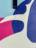 Fendi Multicolor Vitello Elite Signature Graffiti Print Roll Tote Bag