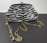 Dolce & Gabbana Sequin Star Frame Clutch Small Shoulder Bag
