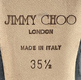 Jimmy Choo New Black Patent Leather Platform Pumps Size 35.5