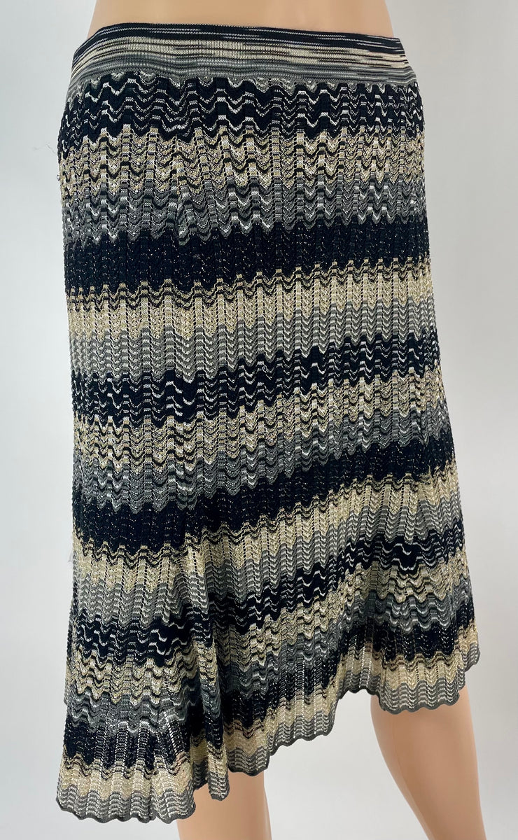 スカート RONRON STAR PATTERN BANDING KNIT LONG SKIRT 5BNY793 STAR PATTERN BANDING KNIT LONG SKIRT NAVY - RONRON 론론