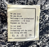 Chanel Black & White Wool Boucle Knit Sequin Pullover Dress