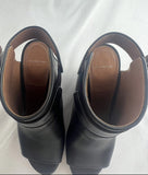 Givenchy Black Wedge Slides With Buckle Size 7