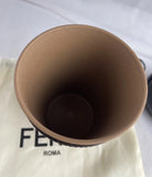 FENDI 7AL076 Zucca Travel Coffee Cup Plastic Hot Tasty New Unused