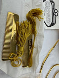 Judith Leiber Golden Faberge Inspired Egg Crisscross Bow Handbag