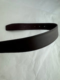 Hermes Reversible Brown/ Mulberry Leather Belt Strap Size 85