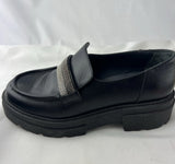 Fabiana Filippi Women’s Black Beaded Loafers Size 37