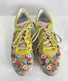 Rene Caovilla Flower Sneakers Size 37