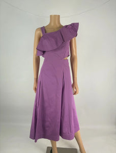 Veronica Beard Purple Maxi Beilla Dress Size 4