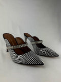 Kurt Geiger Rhinestone Slide Pumps with Strap Size 38