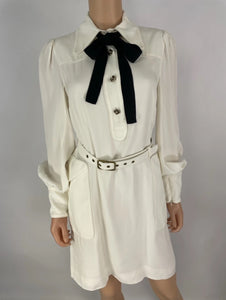 Zimmermann Collared Cream Swing A-Line Dress Size AU 0, US 4