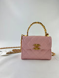 Chanel Light Pink with Gold Hardware Mini Bag (Limited Edition)