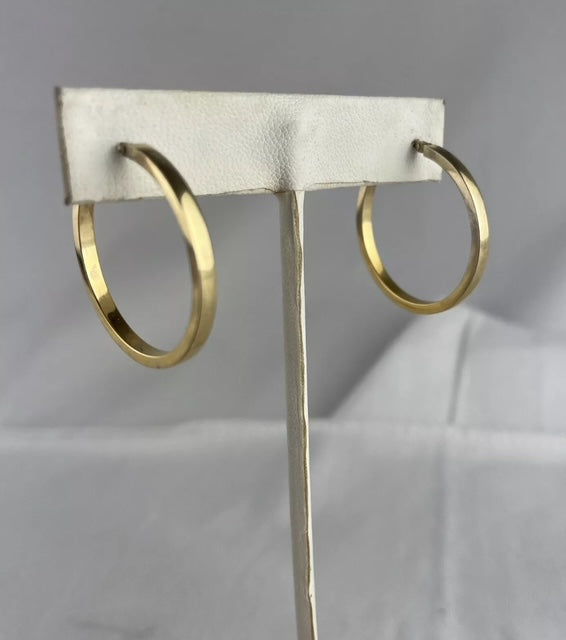 Celine Gold Plated Hoop Earrings