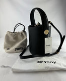 Oryany Black Leather Ali Bucket Bag NWT