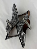 Kurt Geiger Rhinestone Slide Pumps with Strap Size 38