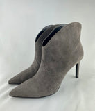 Saint Laurent New Gray Suede Ankle Boots