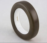 HERMES Brown Bone & Horn Bangle XS Bracelet