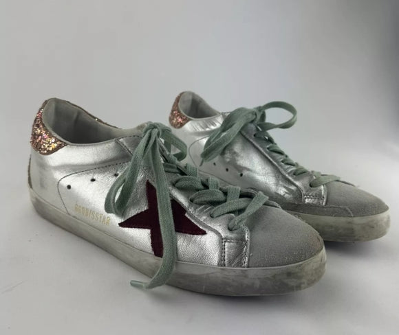 Golden Goose Silver Women’s Superstar Size 37 / US 7