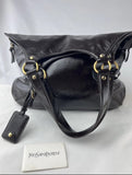 Yves Saint Laurent Patent Metropolis Tote Bag