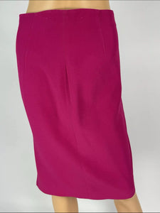 Alexander McQueen Pink Knee Length Pencil Midi Skirt Size 40