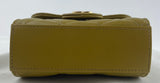 New CHANEL Mini/Micro Quilted Square Classic Flap Clutch Bag w/ Gold Chain Green