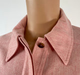 Loro Piana Pink Cashmere Belted Jacket