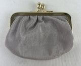 Judith Leiber Karung Snakeskin Taupe Semi Precious Stones Bag Clutch