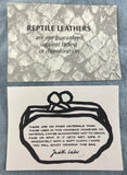 Judith Leiber Karung Snakeskin Taupe Semi Precious Stones Bag Clutch