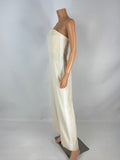 Stella McCartney Cream/White Strapless Jumpsuit Size 38