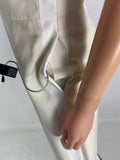 Stella McCartney Cream/White Strapless Jumpsuit Size 38