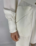 Zimmermann Collared Cream Swing A-Line Dress Size AU 0, US 4