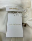 Zimmermann Collared Cream Swing A-Line Dress Size AU 0, US 4