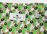 Etro Fitted Micro-floral Printed Button Down Size 48