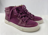 Yves Saint Laurent Purple Patent Leather Malibu High Top Sneakers Size 27 US 7