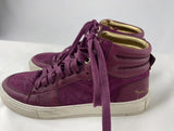 Yves Saint Laurent Purple Patent Leather Malibu High Top Sneakers Size 27 US 7