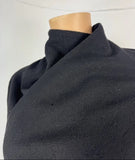 Rick Owens Women Black Fabric,Collared Slim Wrap Tie Jacket Size 4