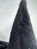 Rick Owens Women Black Fabric,Collared Slim Wrap Tie Jacket Size 4