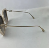 FENDI Cream Oversized Frame Sunglasses W/ Box