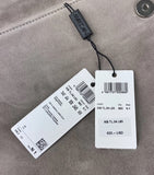 MARCCAIN Grey Patch Suede Clutch Bag