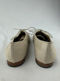 Manolo Blahnik Linen Lace Up Oxfords Size 35.5