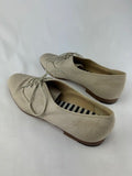 Manolo Blahnik Linen Lace Up Oxfords Size 35.5