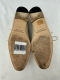 Manolo Blahnik Linen Lace Up Oxfords Size 35.5