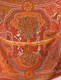 Hermes Cashmere GM 140cm AUX PORTES DU PALAIS Scarf Shawl Christine Henry