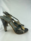 Gucci leather hysteria pump sandal size EU 37 US 7