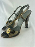 Gucci leather hysteria pump sandal size EU 37 US 7