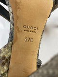 Gucci leather hysteria pump sandal size EU 37 US 7