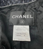 Chanel Double Breasted Tweed Jacket Size 36