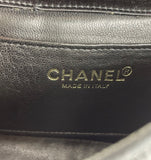 Chanel Vintage CC Chain Flap Bag Quilted Satin Mini