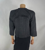 Chanel 09A Paris-Moscow "Little Black Jacket" Blazer Size 4