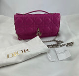 DIOR - My Dior Mini Bag Hot Pink Cannage Lambskin
