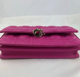 DIOR - My Dior Mini Bag Hot Pink Cannage Lambskin